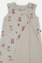 Load image into Gallery viewer, Deux Par Deux “Animal Friends” Print Sleep Sack: Size 0/6M to 18/36M