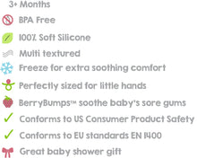 Load image into Gallery viewer, Raz-Baby “Raz-Berry” Teether in Coconut: 3M+