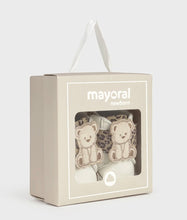 Load image into Gallery viewer, Mayoral Baby Leopard and White Velcro Sneakers with Bear: Size Newborn to 11