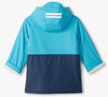 Load image into Gallery viewer, Hatley Colour block Sherpa Lined Rain Jacket: Sizes 2 to 12 Years