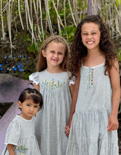 Load image into Gallery viewer, Poppet & Fox Boho Strappy Embroidered Summer Dress: Sizes 7 to 12