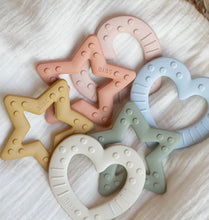 Load image into Gallery viewer, BIBS Baby Bitie Heart Teething Toy in Pink Plum