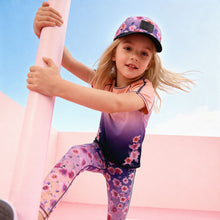 Load image into Gallery viewer, Deux Par Deux Baseball Cap “Printed Flowers” Size 6/24M to 7/12 Years