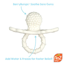 Load image into Gallery viewer, Raz-Baby “Raz-Berry” Teether in Coconut: 3M+
