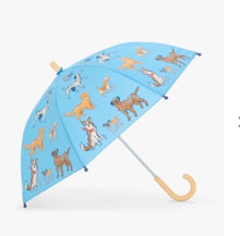 Load image into Gallery viewer, Hatley Little Pups Blue Print Umbrella