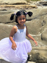Load image into Gallery viewer, Vignette Dress with Tutu in Lavender: Size 2 to 7 Years