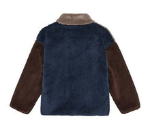 Load image into Gallery viewer, Minymo Color Block Half Zip Fleece Pull Over: Size 3 to 10 Years
