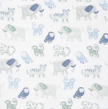 Load image into Gallery viewer, Aden + Anais Silky Soft Muslin Cotton Swaddle Blanket Animals Print (Owl/Tiger/Monkey/Elephant)
