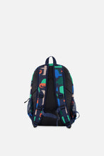 Load image into Gallery viewer, Deux Par Deux Baby Backpack Geometric Dino Print