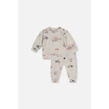 Load image into Gallery viewer, Deux Par Deux Baby Pullover Sweatshirt “Airplanes” Print: Size 3M to 24M