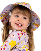Load image into Gallery viewer, Jan & Jul Gro-with-me Bucket Hat in Tropical Bloom Print : Size S to XL