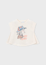 Load image into Gallery viewer, Mayoral Cotton Tank/T-Shirt in Cream With Print: Sizes 2 to 9