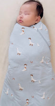 Load image into Gallery viewer, Gunamuna Premium “Ducks” in Cowboy Goose 1.0 TOG Bamboo Premium Duvet Sleepsack : Sizes 3M to 36M