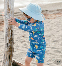 Load image into Gallery viewer, Jan & Jul Gro-with-me Bucket Hat in Light Blue: Sizes S to XL