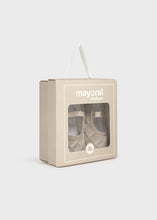 Load image into Gallery viewer, Mayoral Baby Girl Velvet Mary Jane Shoes in Cereal: Size Newborn to 9
