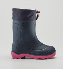 Load image into Gallery viewer, Kamik “SnoBuster 1” Winter Boots in Navy/Magenta: Size 9 to 2
