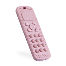 Load image into Gallery viewer, Sensory Popper Teether Phone in Dusty Pink