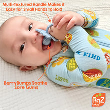 Load image into Gallery viewer, Raz-Baby “Raz-Berry” Teether in Blue Moon: 3M+