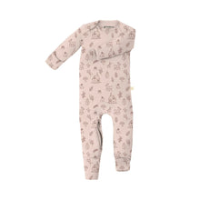 Load image into Gallery viewer, Gunamuna Convertible Footless Sleeper in “Doe Ray Me” Print: Size 0/3M to 6/9M