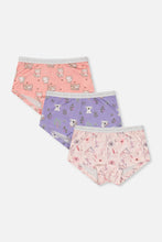 Load image into Gallery viewer, Deux Par Deux 3 Boy Short Panties in “Floral Garden” : Size 2/3 to 11/12 Years