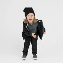 Load image into Gallery viewer, Mini Mioche Cozy Zip Hoodie in Black: Size 1/2 to 13/14