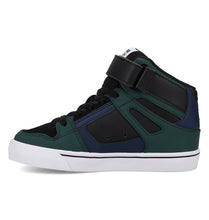 Load image into Gallery viewer, DC Pure High Top EV High Top Sneakers in Green/Navy/Black: Size 10 to 7
