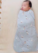Load image into Gallery viewer, Gunamuna Premium “Ducks” in Cowboy Goose 1.0 TOG Bamboo Premium Duvet Sleepsack : Sizes 3M to 36M