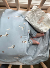 Load image into Gallery viewer, Gunamuna Premium “Ducks” in Cowboy Goose 1.0 TOG Bamboo Premium Duvet Sleepsack : Sizes 3M to 36M