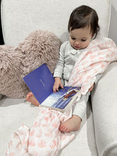 Load image into Gallery viewer, Aden + Anais Silky Soft Classic Muslin Cotton Swaddle Blanket Kaleidoscope Hearts Print