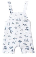 Load image into Gallery viewer, Me & Henry Dandy Beach Print Overalls: Size 0/3M to 18/24M