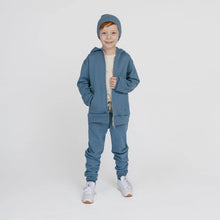 Load image into Gallery viewer, Mini Mioche Cozy Zip Hoodie in River: Size 1/2 to 13/14