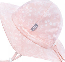 Load image into Gallery viewer, Jan & Jul Gro-with-me Floppy Hat in Pink Prairie Flowers Print : Size S to XL