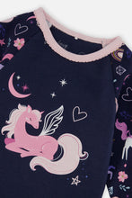 Load image into Gallery viewer, Deux Par Deux Unicorns Print Pajamas: Size 2 to 12 Years