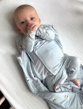 Load image into Gallery viewer, Gunamuna Premium “Ducks” in Cowboy Goose 1.0 TOG Bamboo Premium Duvet Sleepsack : Sizes 3M to 36M