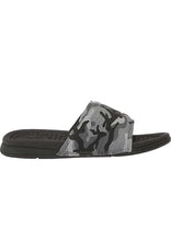 Load image into Gallery viewer, Boys DC Grey And Black Camo Bolsa Slides