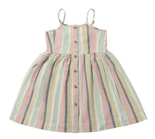 Load image into Gallery viewer, Vignette “Brooklyn” Dress in Aqua Pink Stripe: Size 2 to 10