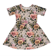 Load image into Gallery viewer, Little And Lively Girls Dress in Antique Floral:  Size 1/2T to 13/14 Years