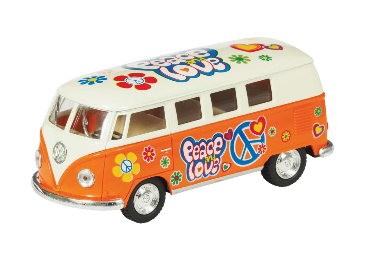 Schylling Retro VW Surf Van Pull Back Toy (Assorted Colors