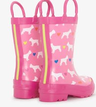 Load image into Gallery viewer, Hatley French Bulldog Print Pull On Rain Boots: Size 5 to 13
