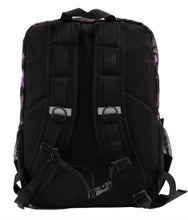 Load image into Gallery viewer, Nano Girls Black With Purple Flowers Backpack: Size 0/S