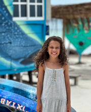 Load image into Gallery viewer, Poppet & Fox Boho Strappy Embroidered Summer Dress: Sizes 7 to 12
