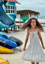 Load image into Gallery viewer, Poppet & Fox Boho Strappy Embroidered Summer Dress: Sizes 7 to 12
