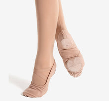 Load image into Gallery viewer, Capezio “Hanami” Canvas Split Sole Ballet Shoe: Size 10.5 Toddler to 12.5 Youth/Adult