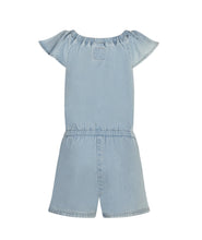 Load image into Gallery viewer, Girls jumpsuit short jeans blue: Size 3-12