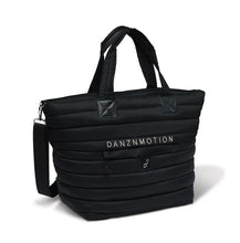Load image into Gallery viewer, Danshuz Black Oversized Puffer Tote Dance Bag