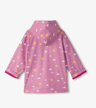 Load image into Gallery viewer, Hatley Girls Sun Charms Zip-Up Rain Jacket: Size 2 to 10