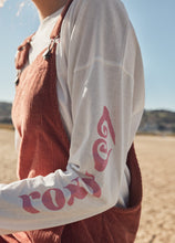 Load image into Gallery viewer, Roxy Girl White Long Sleeved Graphic Shirt: Size 7-14