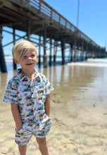 Load image into Gallery viewer, Me & Henry Baby Boy ‘Mahalo’ Hawaiian Shorts: 0/3 to 24m