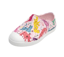 Load image into Gallery viewer, Jefferson Shoes in Milk Pink/Sea Fan Safari Friends Print : Size C4 to J4