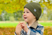 Load image into Gallery viewer, XS United Baby Classic Beanie in Sage: 0/6M to 6/18M